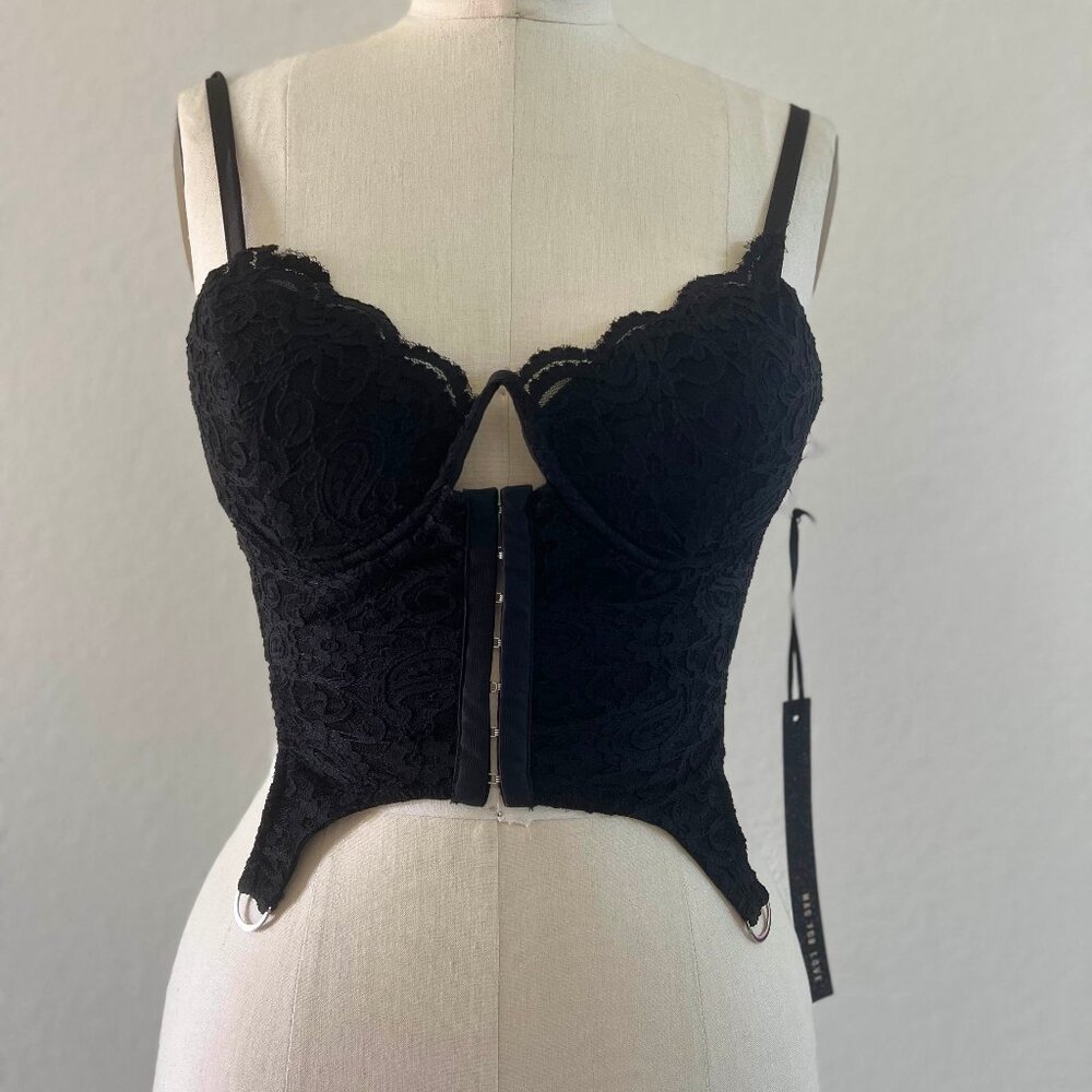 Black Bustier Top